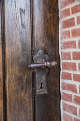 Türgriff am Bismarckturm am Scheersberg