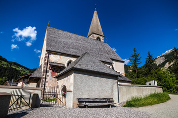 Fototapeta na wymiar Santa Maddalena Church - Val Di Funes, Italy