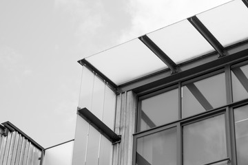 Modern glass building design image