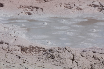 Geothermal mud pots