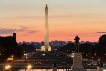 Fototapeta na wymiar Washington Monument in DC