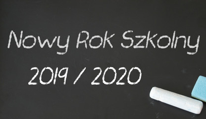 Nowy rok szkolny 2019/2020 - obrazy, fototapety, plakaty