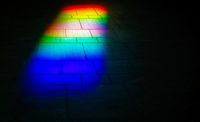 Obraz premium rainbow reflection