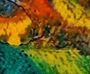 Large colorful splashes of paint on canvas, unique design elements, original grunge texture in very high resolution, deep colors digital background, textured oil template.