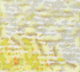 Large colorful splashes of paint on canvas, unique design elements, original grunge texture in very high resolution, deep colors digital background, textured oil template.