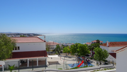 Obraz premium Albuferira is a sunny resort on the south of Portugal