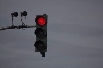 Verkehrsampel rot