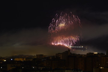 fuegos artificiales feria de malaga 2019