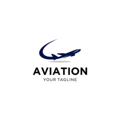 Aviation Logo Design Vector Template
