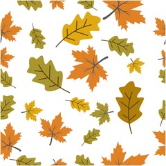 Autumn seamless background wallpeper