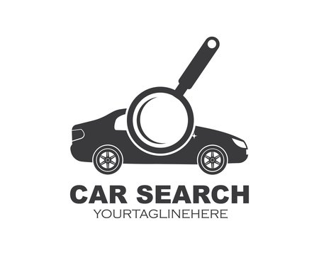 magnifier icon logo vector illustration design
