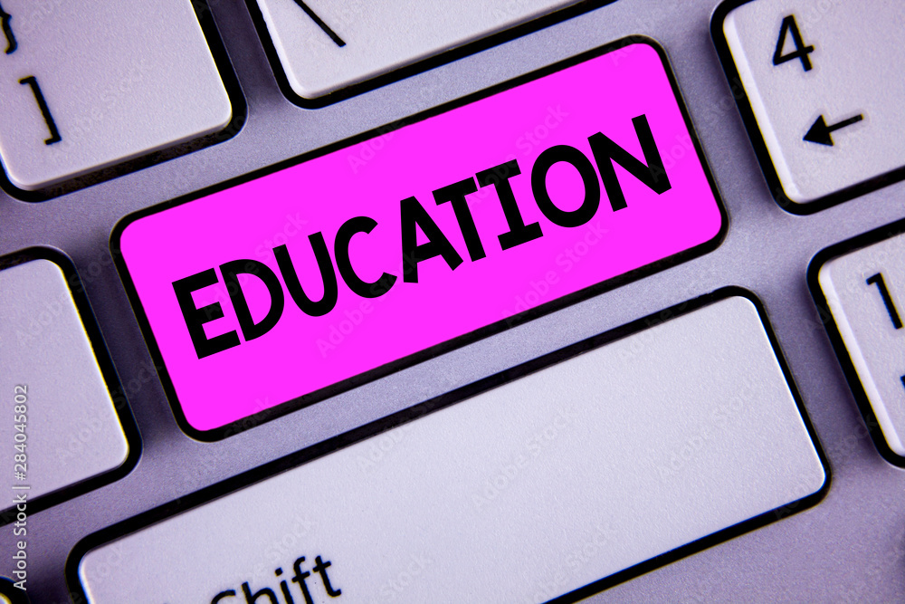 Aufkleber conceptual hand writing showing education. business photo showcasing teaching of students by impleme