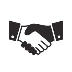 handshake icon vector design  illustration