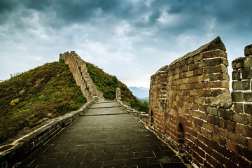 The Great Wall of China.