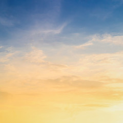 Naklejka na ściany i meble Sunset sky for background,sunrise sky and cloud at morning,nature for design art work.
