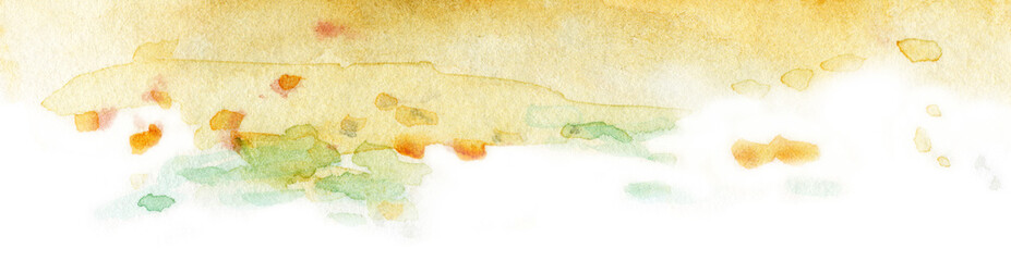 Watercolor Abstract Beach