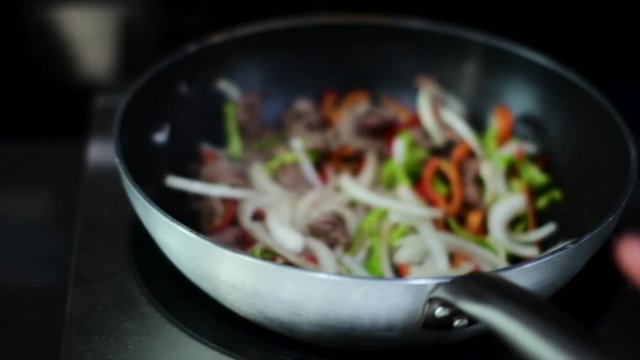 Quesadilla Making Process in slow motion and normal shot