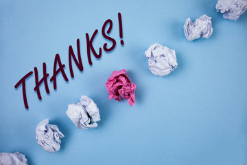 Handwriting text writing Thanks Motivational Call. Concept meaning Appreciation greeting...