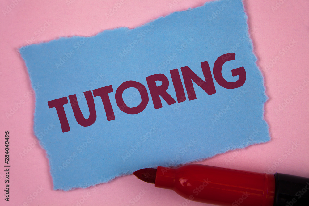 Aufkleber writing note showing tutoring. business photo showcasing mentoring teaching instructing preparing su