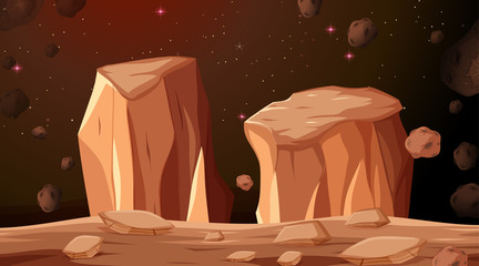 Isolated space background scene © GraphicsRF