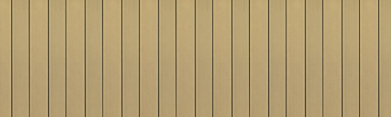 Top view of WPC in Teak Tree color. WPC: Wood-Plastic Composites are wood fiber and thermoplastic...