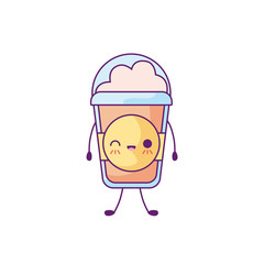 delicious coffee milkshake kawaii style