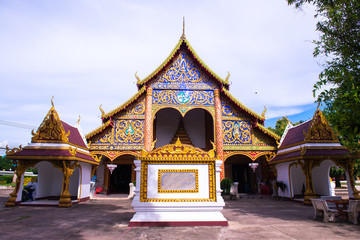 Thai style church in Phra Nang Din temple