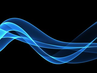 Abstract Business Soft Blue Wave Template Brochure Flyer Background