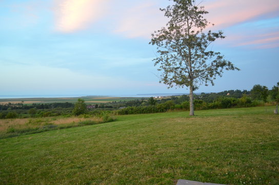 Summer in Nova Scotia: Overlooking Gaspereau River and Minas Basin From Near Grand Pre