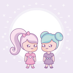 cute little girls kawaii style