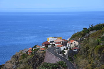 Fototapeta na wymiar Landscapes of Ribeira Brava, Madeira - Portugal.