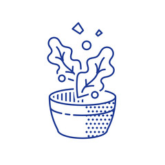 Easy recipe, salad bowl, nutrition food, healthy diet, meal preparation