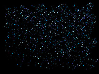 Abstract blue stars for holidays.