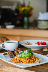 Breakfast on a table