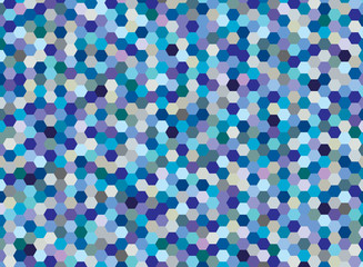 Blue hexagonal abstract background design