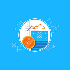 Pension fund, banking services, financial investment, budget plan, finance report, income growth, retirement savings