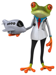 Frog doctor - 3D Illustration