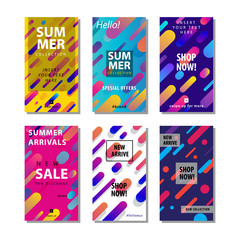 set sale banner background with dynamic rounded shapes element . Suitable for banner sale, presentation, social media stories, story, promotion, flyer, poster and brochure