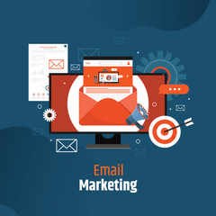 Web Design templates for social media, online marketing and communication.Modern vector illustration concepts for website and mobile website development. 