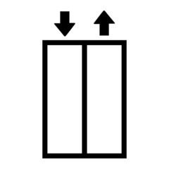 Lift vector icon illustration. For web or mobile.