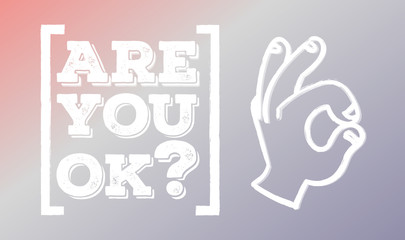 Are you ok quote vector illüstration for poster, banner, slider, ad