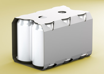3D Render Beverage Can Packaging - Isometric - 284077037