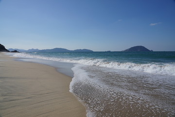 海と空と波の風景（福岡志賀島）