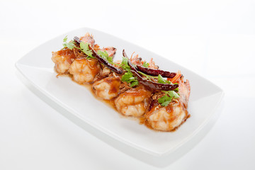 Stir fried shrimp