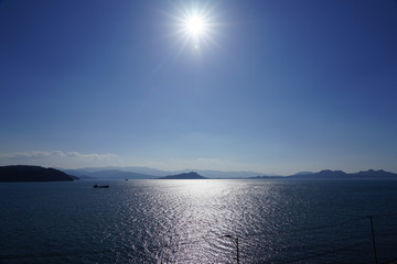 海と空と波の風景（福岡志賀島）