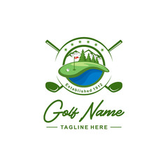 Golf club logo design inspiration