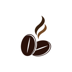 vector coffee beans template vector icon illustration design 