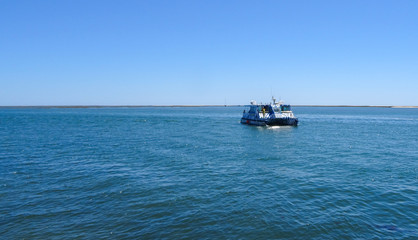 Faro city and natural park Ria Formosa in the south of Portugal