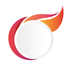 Colorful background circle 