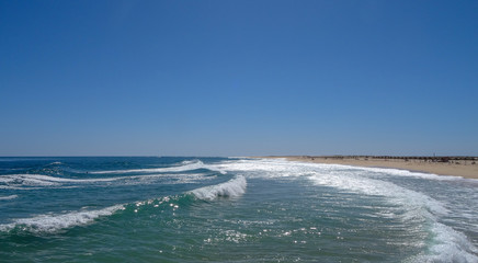 Faro city and natural park Ria Formosa in the south of Portugal